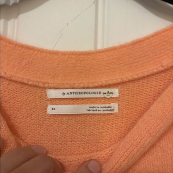Anthropologie Naomi Coral Crew Neck Sweater - Picture 9 of 11